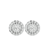 Rigel Round Stud Earrings - White Gold - Ice Dazzle - VVX™ Diamond - Solitaire Earrings