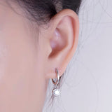 VVX™ Diamond - Hoop Stud Earrings (2 Ct. Tw.) - 14K White Gold
