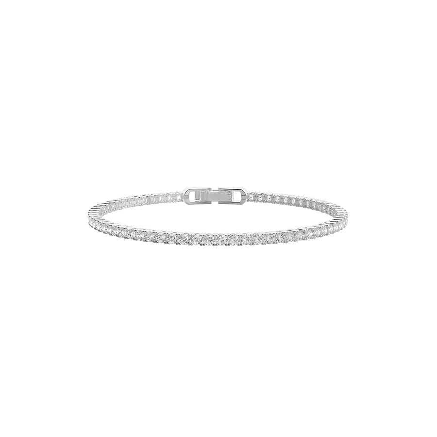 Lab Diamond Tennis Bracelet with 14k White Gold and 3 Carats of Diamonds