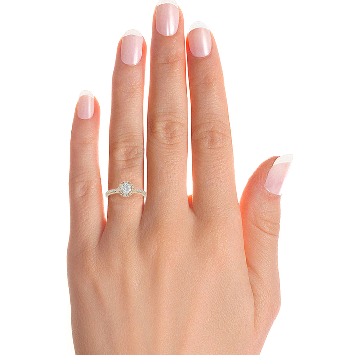 Eternal Halo Engagement Ring
