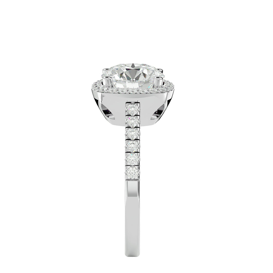 Celestial Engagement Ring - Ice Dazzle - VVX™ Lab Diamond - Engagement Rings #metal_white-gold