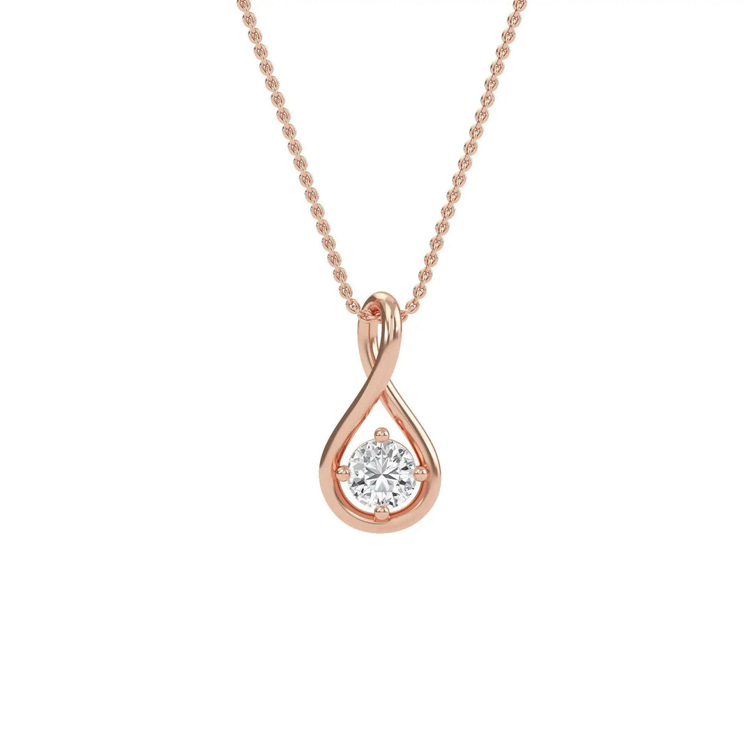 Élodie Solitaire Pendant - Ice Dazzle - VVX™ Lab Diamond - Solitaire Pendant