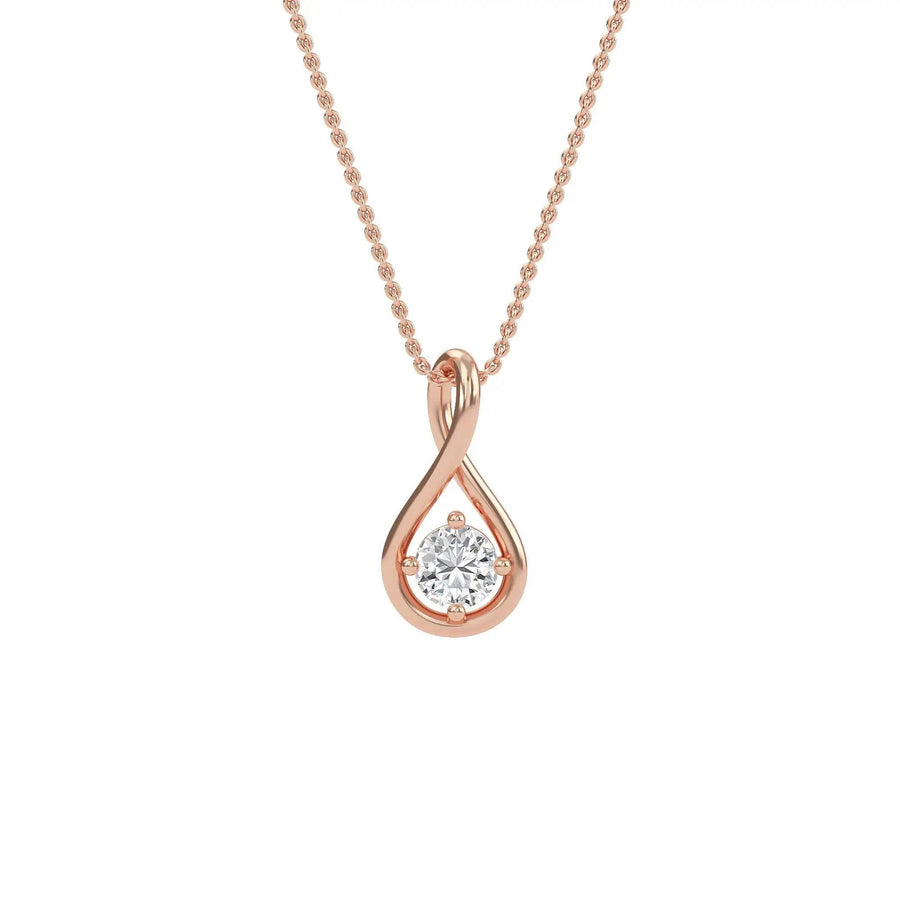 Élodie Solitaire Pendant - Ice Dazzle - VVX™ Lab Diamond - Solitaire Pendant