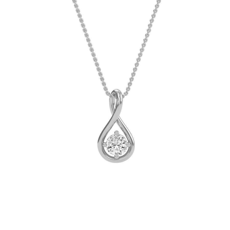 Élodie Solitaire Pendant - Ice Dazzle - VVX™ Lab Diamond - Solitaire Pendant