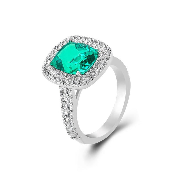 Emerald Engagement Ring - Ice Dazzle - VVX™ Lab Diamond - Engagement Rings