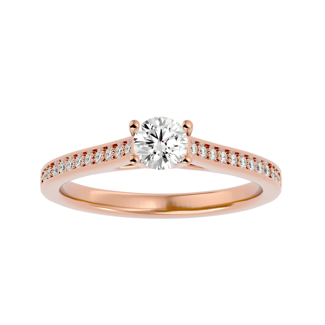 Eternal Elegance Engagement Ring - Ice Dazzle - VVX™ Lab Diamond - Engagement Rings