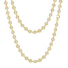 Frosted Bead Necklace - 5mm - Ice Dazzle - UltraLux™ Moissanite - Fashion Necklace