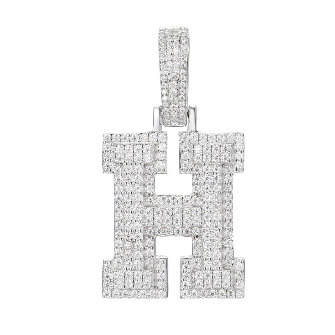 Ice Dazzle Letter Pendant - Ice Dazzle - UltraLux™ Moissanite - Pendant