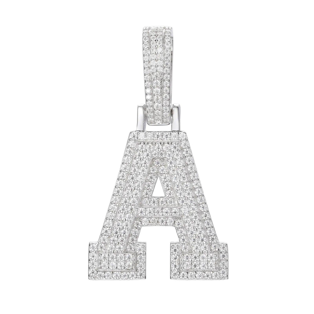 Ice Dazzle Letter Pendant - Ice Dazzle - UltraLux™ Moissanite - Pendant