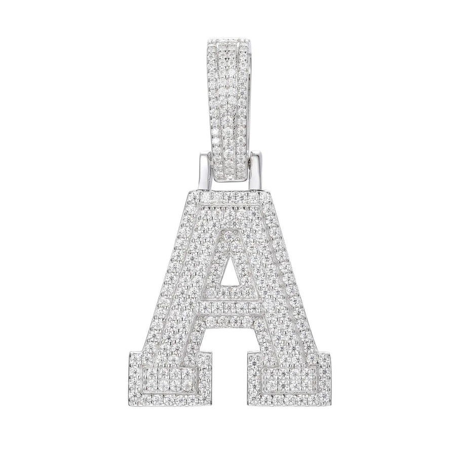 Ice Dazzle Letter Pendant - Ice Dazzle - UltraLux™ Moissanite - Pendant