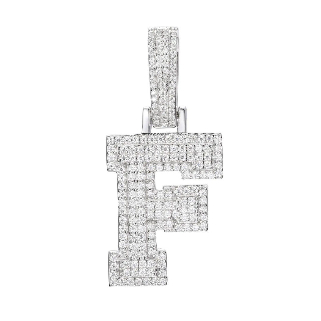 Ice Dazzle Letter Pendant - Ice Dazzle - UltraLux™ Moissanite - Pendant