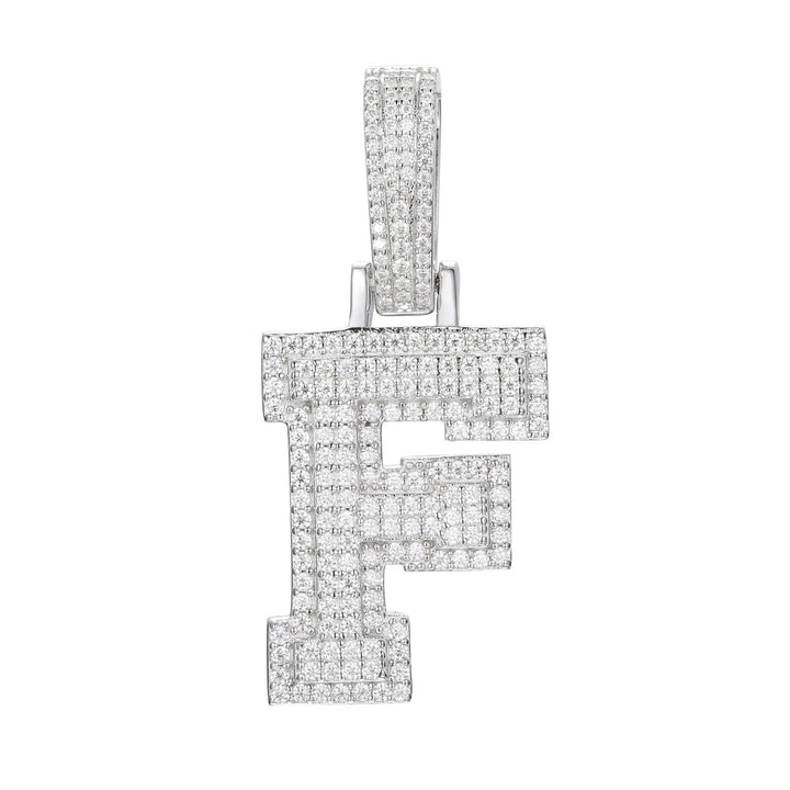 Ice Dazzle Letter Pendant - Ice Dazzle - UltraLux™ Moissanite - Pendant
