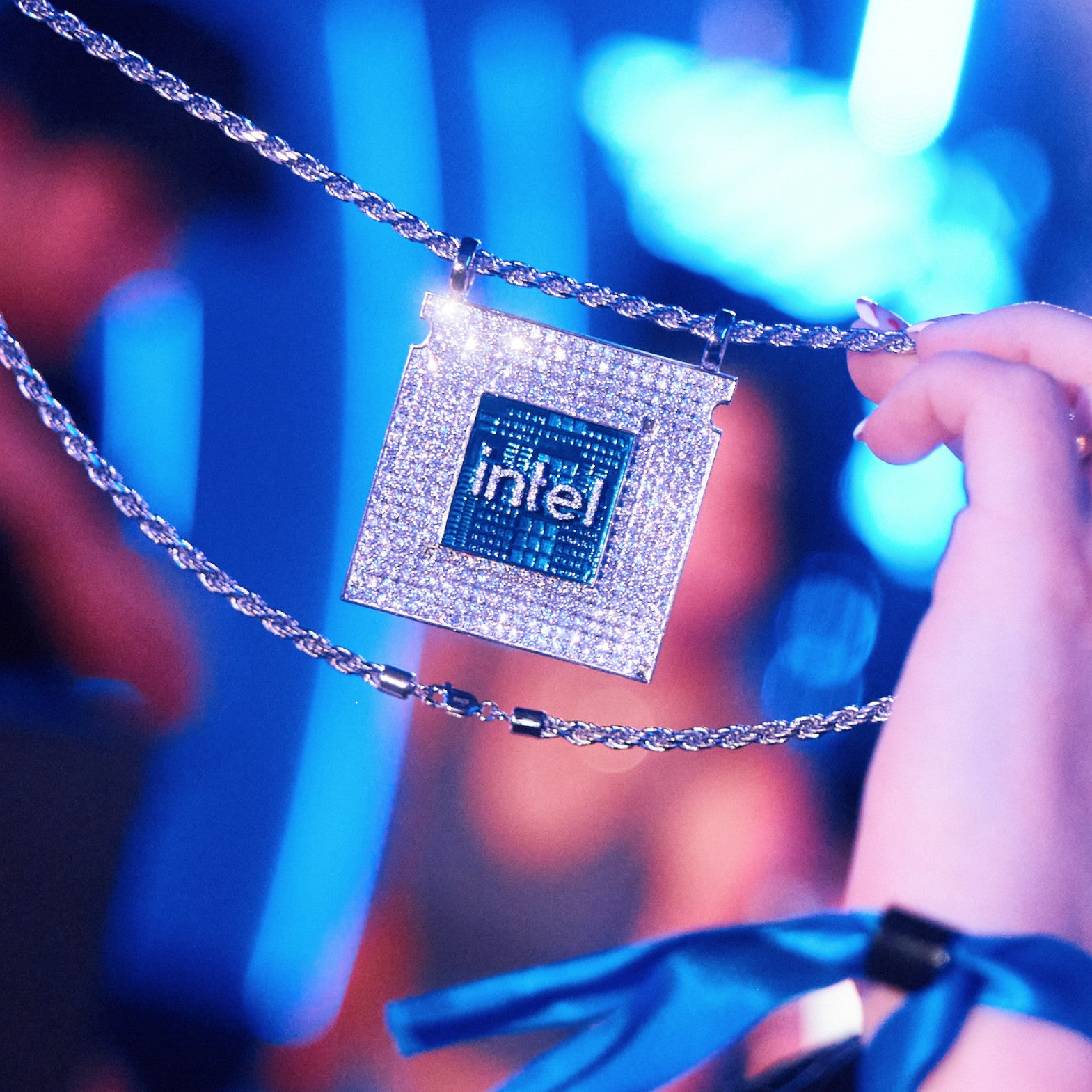 The world's first Diamond Intel Chip. Custom designed for Intel by Ice Dazzle. 
