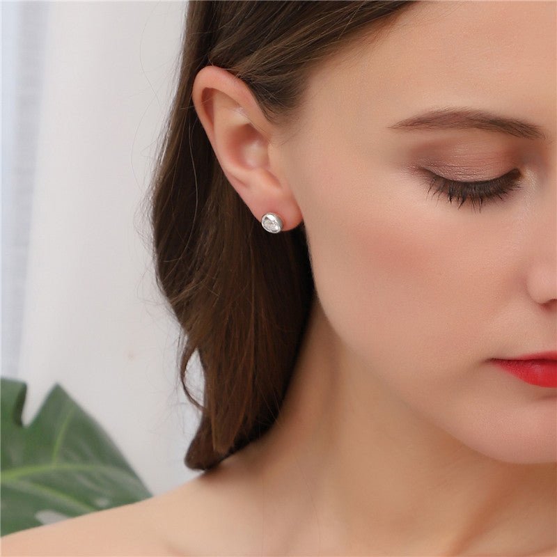Lab Diamond Bezel Stud Earrings - Ice Dazzle - VVX™ Lab Diamond - Studs