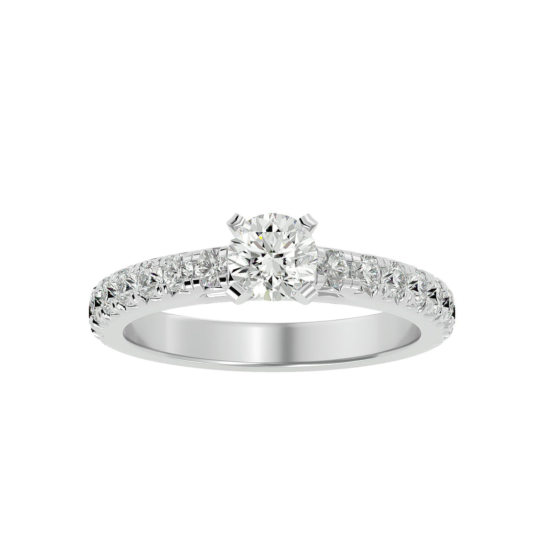 Lab Diamond Solitaire Engagement Ring - Ice Dazzle - VVX™ Lab Diamond - Engagement Rings