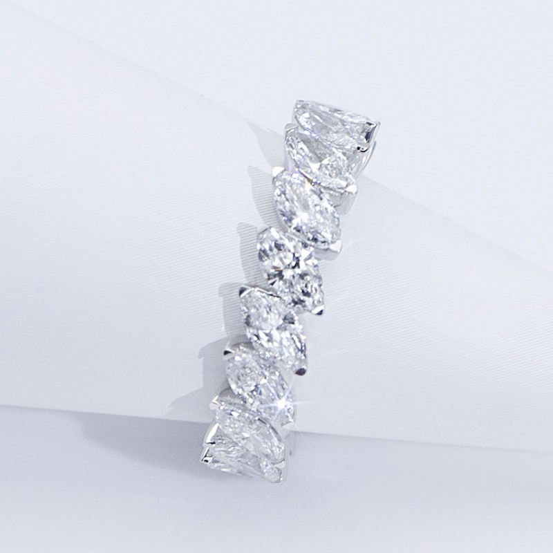 Marquise Eternity Band - Ice Dazzle - VVX™ Lab Diamond - Wedding Ring