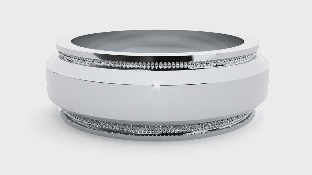 Milgrain Majesty Comfort-Fit Band