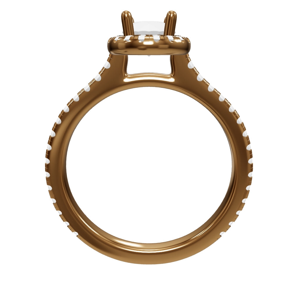 Eternal Halo Engagement Ring
