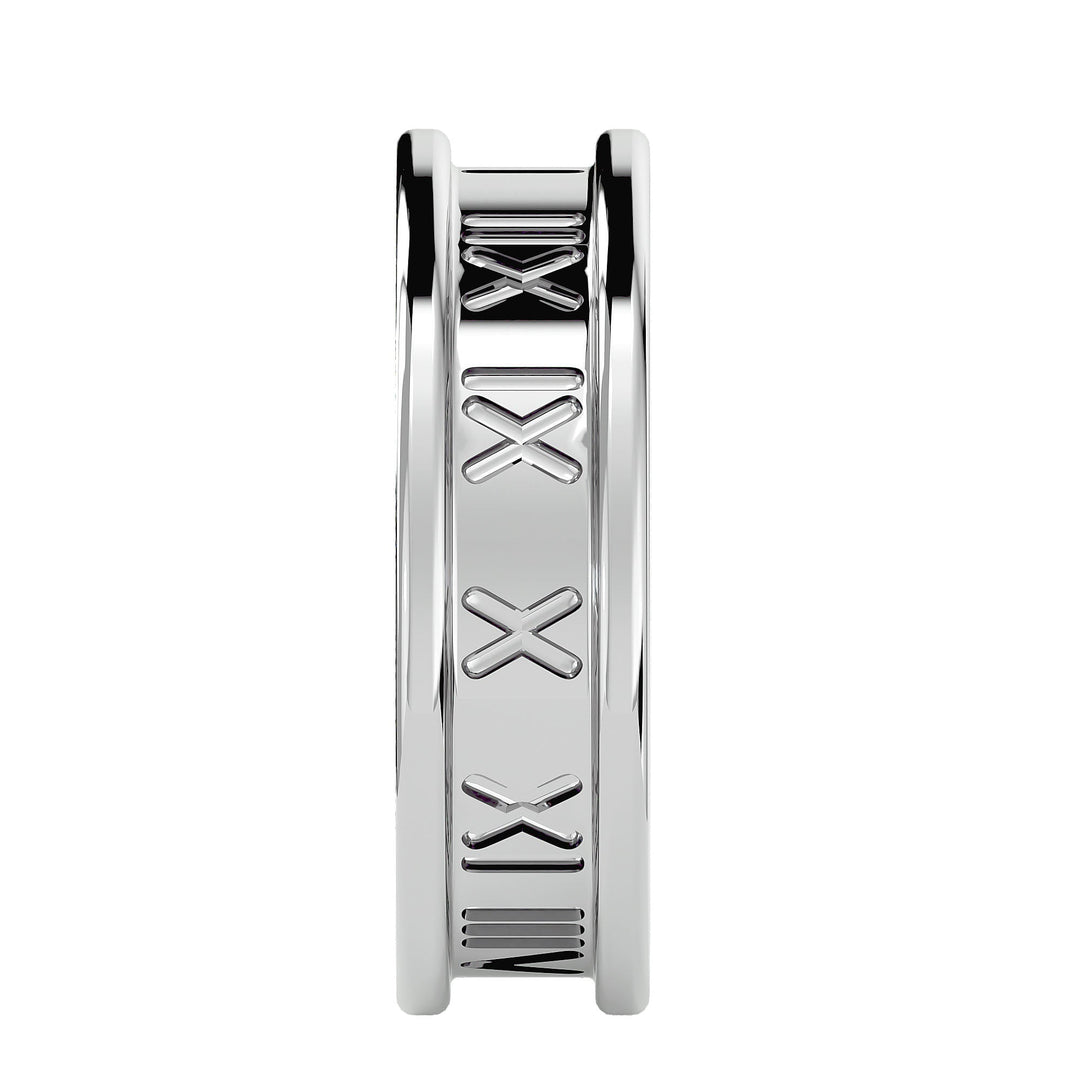 Roman Comfort - Fit Band - Ice Dazzle - Ice Dazzle - Wedding Ring