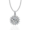 Sunflower Solitaire Pendant - Ice Dazzle - VVX™ Lab Diamond - Solitaire Pendant