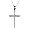 UltraLux™ Divine Brilliance Cross Pendant White Gold - Ice Dazzle - UltraLux™ Moissanite - Fashion Pendant