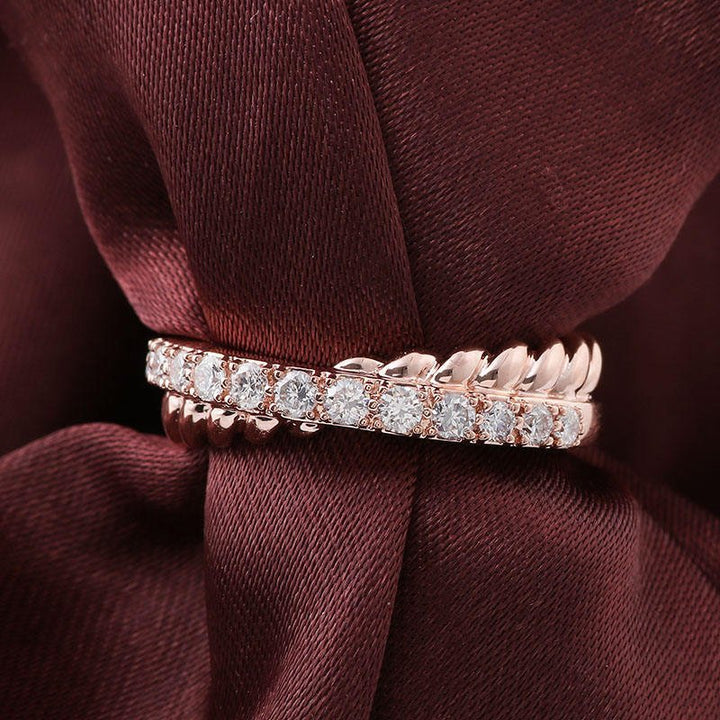 Unity - Row Wedding Band - Ice Dazzle - VVX™ Lab Diamond - Wedding Ring