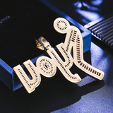 VVX™ Frostbite - "F You" Pendant - Yellow Gold