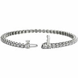 3mm Round Tennis Bracelet - Ice Dazzle - SynthaLux™ Moissanite - Tennis Bracelet