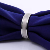 Comfort-Fit Wedding Band for Him Sterling Silver - Ice Dazzle - VVX™ Lab Diamond - Wedding Bands