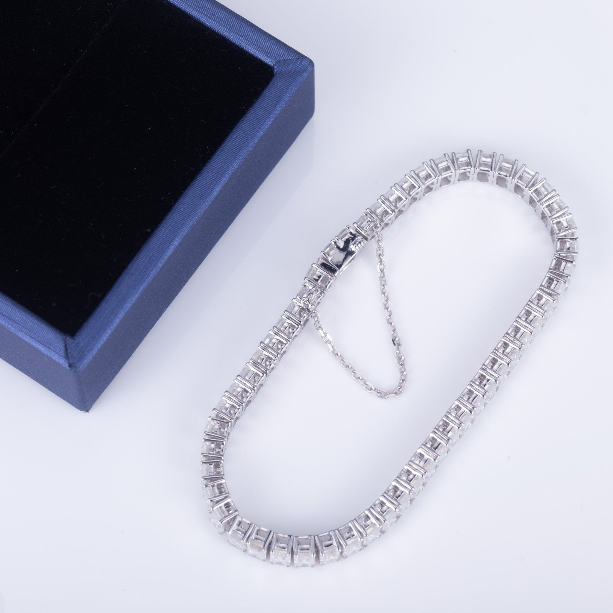 Lab Grown Diamond 15 Carat Tennis Necklace