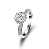 Lab Grown Diamond Engagement Ring in 14K White Gold (1.5 Ct. Tw.) - Ice Dazzle - VVX™ Lab Diamond - Engagement Rings