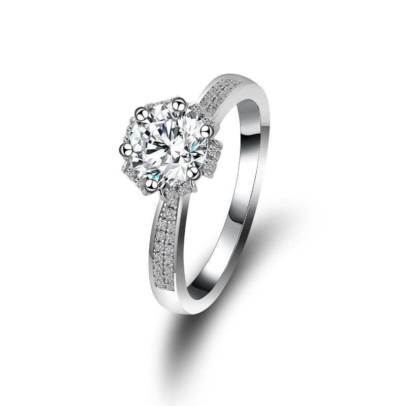Lab Grown Diamond Engagement Ring in 14K White Gold (1.5 Ct. Tw.) - Ice Dazzle - VVX™ Lab Diamond - Engagement Rings