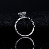 Lab Grown Diamond Engagement Ring in 14K White Gold (1.5 Ct. Tw.) - Ice Dazzle - VVX™ Lab Diamond - Engagement Rings