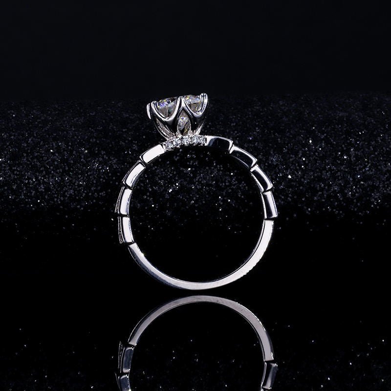 Lab Grown Diamond Engagement Ring in 14K White Gold (1.5 Ct. Tw.) - Ice Dazzle - VVX™ Lab Diamond - Engagement Rings