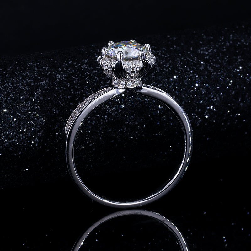 Lab Grown Diamond Engagement Ring in 14K White Gold (1.5 Ct. Tw.) - Ice Dazzle - VVX™ Lab Diamond - Engagement Rings