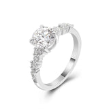 Lab Grown Diamond Engagement Ring in 14K White Gold (1.61 Ct. Tw.) - Ice Dazzle - VVX™ Lab Diamond - Engagement Rings