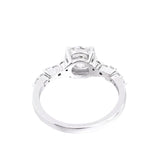 Lab Grown Diamond Engagement Ring in 14K White Gold (1.61 Ct. Tw.) - Ice Dazzle - VVX™ Lab Diamond - Engagement Rings
