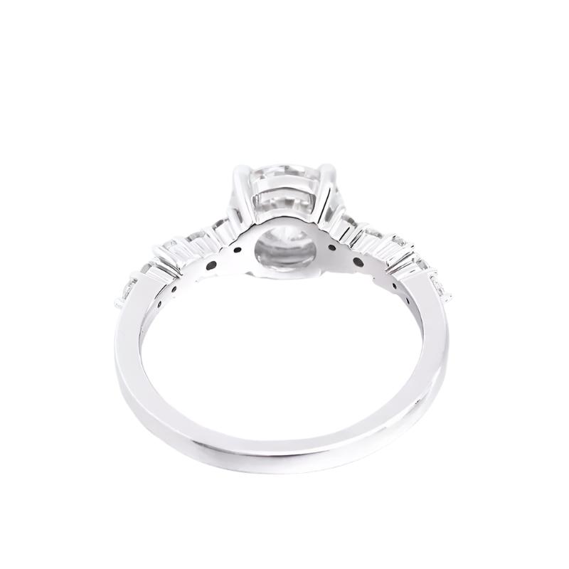 Lab Grown Diamond Engagement Ring in 14K White Gold (1.61 Ct. Tw.) - Ice Dazzle - VVX™ Lab Diamond - Engagement Rings