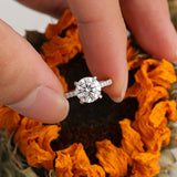 Lab Grown Diamond Engagement Ring in 14K White Gold (1 7/8 Ct. Tw.) - Ice Dazzle - VVX™ Lab Diamond - Engagement Rings