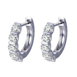 Lab-Grown Diamond Eternity Hoop Earrings (4/5 Ct. Tw.) - Ice Dazzle - VVX™ Lab Diamond - Earrings
