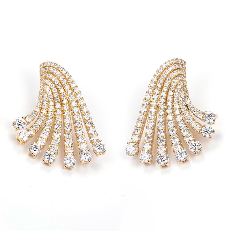 Lab Grown Diamond Fancy Shape Stud Earrings (2 3/4 Ct. Tw.) - Ice Dazzle - VVX™ Lab Diamond - Fashion Earrings