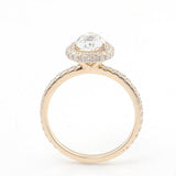 Lab Grown Diamond Pear Engagement Ring in 14K Yellow Gold (1 1/2 Ct. Tw.) - Ice Dazzle - VVX™ Lab Diamond - Engagement Rings