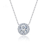 Lab Grown Diamond Pendant Necklace in 18K White Gold (0.75 Ct. Tw. ) - Ice Dazzle - VVX™ Lab Diamond - Solitaire Pendant