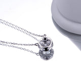 Lab Grown Diamond Pendant Necklace in 18K White Gold (0.75 Ct. Tw. ) - Ice Dazzle - VVX™ Lab Diamond - Solitaire Pendant
