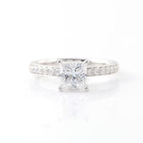 Lab Grown Diamond Princess Engagement Ring in 18K White Gold (1.5 Ct. Tw.) - Ice Dazzle - VVX™ Lab Diamond - Engagement Rings