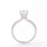 Lab Grown Diamond Princess Engagement Ring in 18K White Gold (1.5 Ct. Tw.) - Ice Dazzle - VVX™ Lab Diamond - Engagement Rings