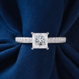 Lab Grown Diamond Princess Engagement Ring in 18K White Gold (1.5 Ct. Tw.) - Ice Dazzle - VVX™ Lab Diamond - Engagement Rings