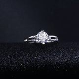 Lab Grown Diamond Solitaire Engagement Ring in 14K White Gold (1.5 Ct. Tw.) - Ice Dazzle - VVX™ Lab Diamond - Solitaire Engagement Rings