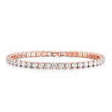 Lab Grown Diamond Tennis Bracelet in Rose Gold - 4mm - Ice Dazzle - VVX™ Lab Diamond - Tennis Bracelet