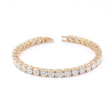 Lab Grown Diamond Tennis Bracelet in Yellow Gold - 5mm - Ice Dazzle - VVX™ Lab Diamond - Tennis Bracelet